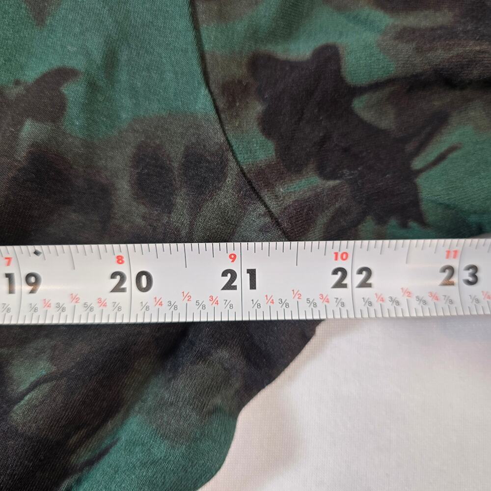 NWT Madewell Cinched Long-Sleeve Top in Luxury Forest Green color. Retails $75 - Picture 7 of 9